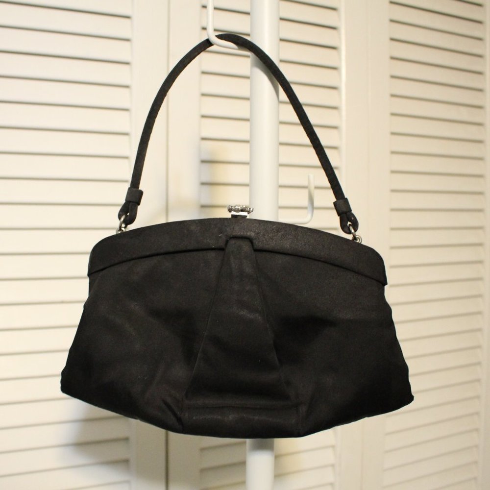 Vintage Black Lewis Clutch